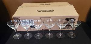 lot 246 image: Lot of 30 Stemmed Cocktail Glasses