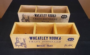 lot 262 image: Lot of 2 Wheatlt Vodka Bar Caddies