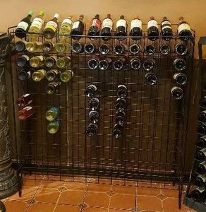 lot 274 image: Wine Rack with Contents SEE DESCRIPTION
