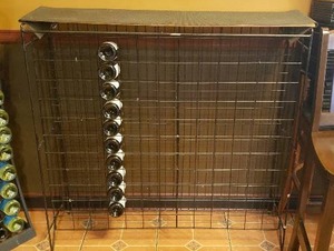 lot 275 image: Wine Rack with Contents SEE DESCRIPTION