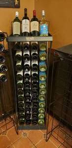 lot 276 image: Wine Rack with Contents SEE DESCRIPTION