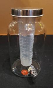 lot 286 image: Glass Infused Beverage Dispenser