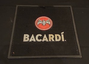 lot 308 image: Bacardi Bar Mat - 17 x 17