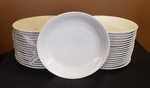 lot 319 image: Lot of 34 Mayfair & Jackson 10.5 Dinner Plates