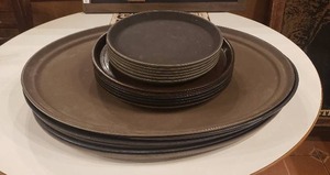 lot 337 image: Lot of 19 Serving Trays