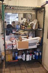 lot 351 image: Metro Antimicrobial Wire Shelf - 48L x 24W x 74H - Shelf Only, No contents