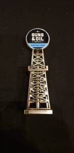 lot 364 image: Guns and Oil Brewing Co. American Lager Tap Handle