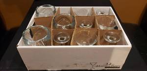 lot 371 image: Lot of 7 Martini Glasses and 3 Maragarita Goblets