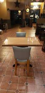 lot 377 image: Table with 2 Chairs - Table Measures 42 x 30