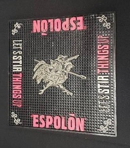 lot 79 image: Espolon Tequila 14x14 Bar Mat