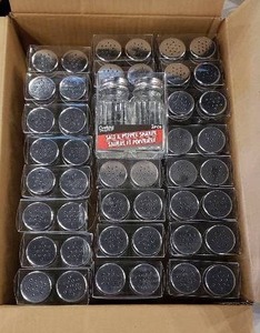 lot 93 image: Lot of 26 NEW Cooking Concepts Salt & Pepper Shakers