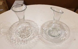 lot 108 image: Lot of 2 Wine Decanters