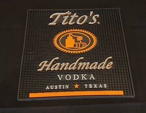 lot 128 image: Titos Vodka Bar Mat