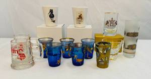 lot 62 image: Various Unique Shot Glasses