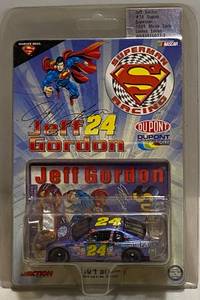 lot 22 image: Jeff Gordon #24 Dupont, Superman 1999 Monte Carlo Limited Edition 164 Scale Stock Car