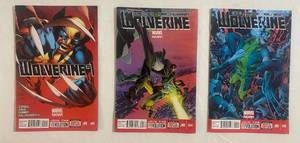 lot 75 image: Marvel Comics Comic Books Wolverine #001 #004 #005