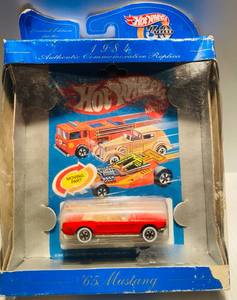 lot 21 image: Hot Wheels Mattel 65 Mustang 1984 Authentic Commemorative Replica