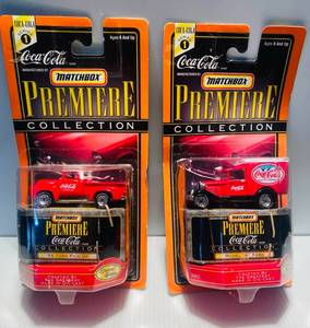 lot 44 image: Matchbox Premier Collection Coca Cola 56 Ford Pick Up, Coca Cola Model A Ford
