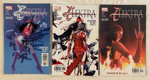 lot 138 image: Elektra Marvel Comic Books #25, #26, #27