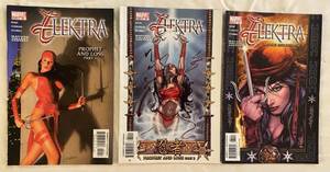 lot 139 image: Elektra Marvel Comic Books #29, #30, #31