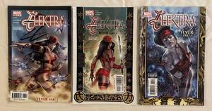 lot 140 image: Elektra Marvel Comic Books #2, #6, #7