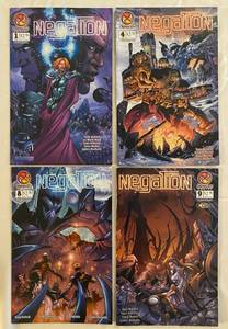 lot 142 image: Negation CrossGen Comics #1, #4, #8, #9