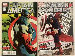 lot 158 image: Captain America Marvel Comic Books #14, and #15