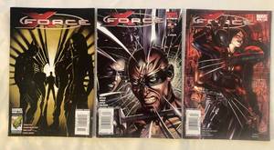 lot 203 image: X-Force Marvel Comic Books #7 #8 and #9