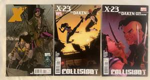 lot 207 image: X-23 Marvel Comic Books #7 #8 and #9