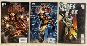 lot 208 image: Daken Dark Wolverine #16 Dark Reign Dark Wolverine #77 and 78