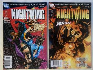 lot 212 image: Nightwing DC Comic Book #138 and #139