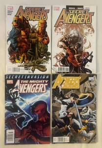 lot 213 image: Secret Avengers Marvel Comics #7 and #8  The Mighty Avengers #16 and Avengers Academy #9