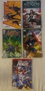 lot 214 image: Secret Avengers Marvel Comics #16 #15 #10 & #12  The New Avengers #3