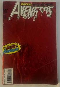 lot 215 image: Marvel Comics 64 page Anniversary Blockbuster Avengers Justice Direct Edition #100