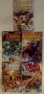 lot 219 image: Teen Titans DC Comic Books #1 #2 #3 #4 #5