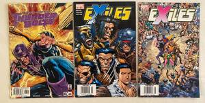 lot 228 image: Thunderbolts Marvel Comics #65 Exiles Marvel Comics #85 & #86