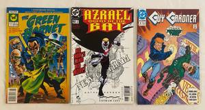 lot 230 image: Now Comics The Green Hornet, DC Comics Azrael Agent of the Bat #62 & Guy Gardner #6