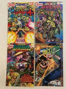 lot 238 image: Continuity Comics #2 #4 #5 Malibu Comics #4