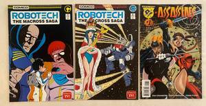 lot 240 image: Robotech #9 and #11 & Amalgam #1