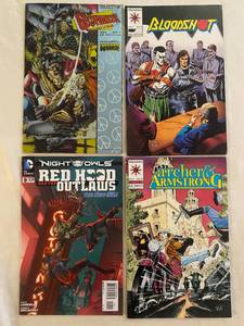 lot 242 image: Valiant #1 #4 & #15 DC Comics #9 Comic Books