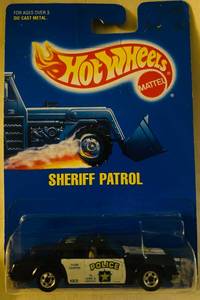 lot 252 image: Hot Wheels Sheriff Patrol Die Cast Car