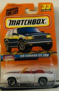 lot 274 image: Matchbox 69 Camaro SS 396