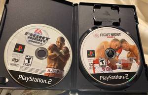 lot 303 image: PlayStation 2 Fight Night Round 2 Disk and Round 3 disk