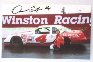 lot 67 image: Signed Dennis Setzer DBS racing data card