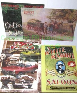 lot 61 image: Assorted promotional posters including Jack Daniels White Rabbit Saloon and more as shown