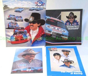 lot 76 image: Richard Petty posters as shown