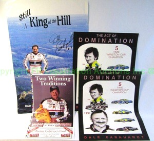 lot 78 image: Dale Earnhardt posters as shown
