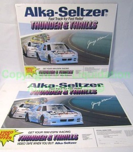 lot 25 image: Alka-Seltzer Thunder & Thrills racing team promotionals