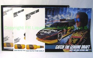 lot 42 image: 1991 Valleydale 500 Rusty Wallace Miller Genuine draft race team posters