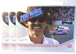 lot 40 image: Richard Petty STP 200 wins promotional posters, 3 total